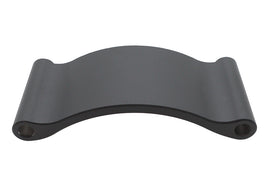 Black Ultima ULTIMA rear belt guard for chassis protection, shown on a vehicle in this detailed image.