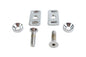 Chrome Swingarm End Plate Adjuster Hardware Kit