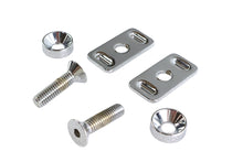 Load image into Gallery viewer, Chrome Swingarm End Plate Adjuster Hardware Kit