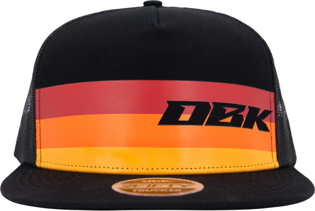 Sunday Stripe 2fifty Trucker Black Snapback Hat