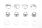 Rocker Arm Slotted Chrome Cover Plug Kit
