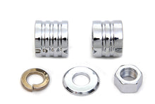 Load image into Gallery viewer, Front Axle Spacer Kit Groove Style Chrome