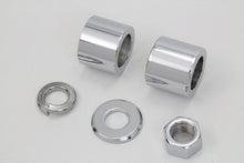 Load image into Gallery viewer, Front Axle Spacer Kit Smooth Style Chrome