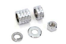 Load image into Gallery viewer, Front Axle Spacer Kit Groove Style Chrome