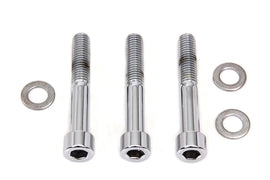 Colony Allen Mount Kit for rear brake caliper, chrome finish, includes mounting hardware for bicycle brake system.