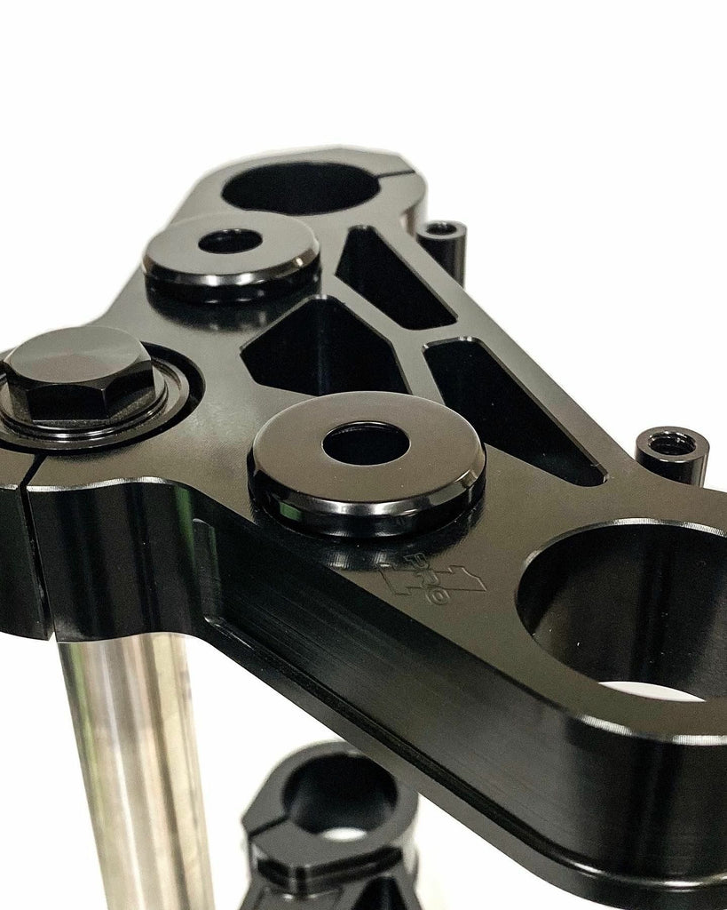 Handlebar Riser Damper Kit Poylurethane Bushing Black Ano