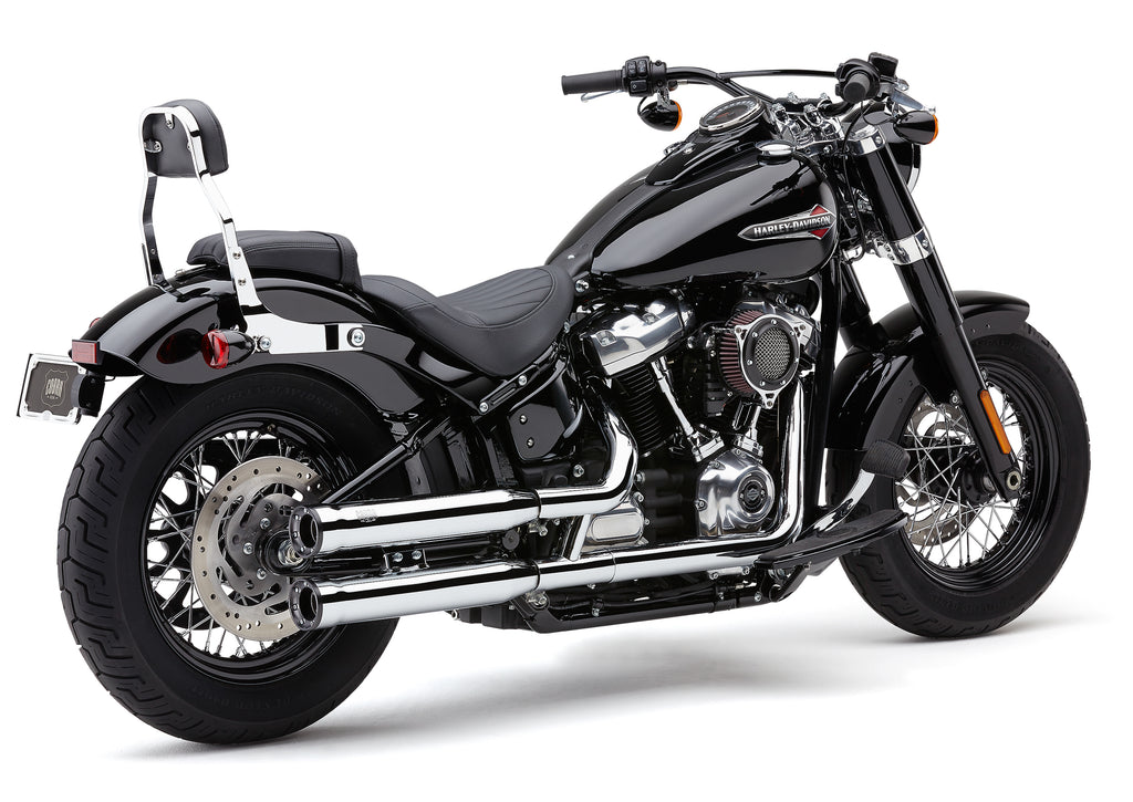 3" Rpt Slip Ons Chrome Softail 18 24