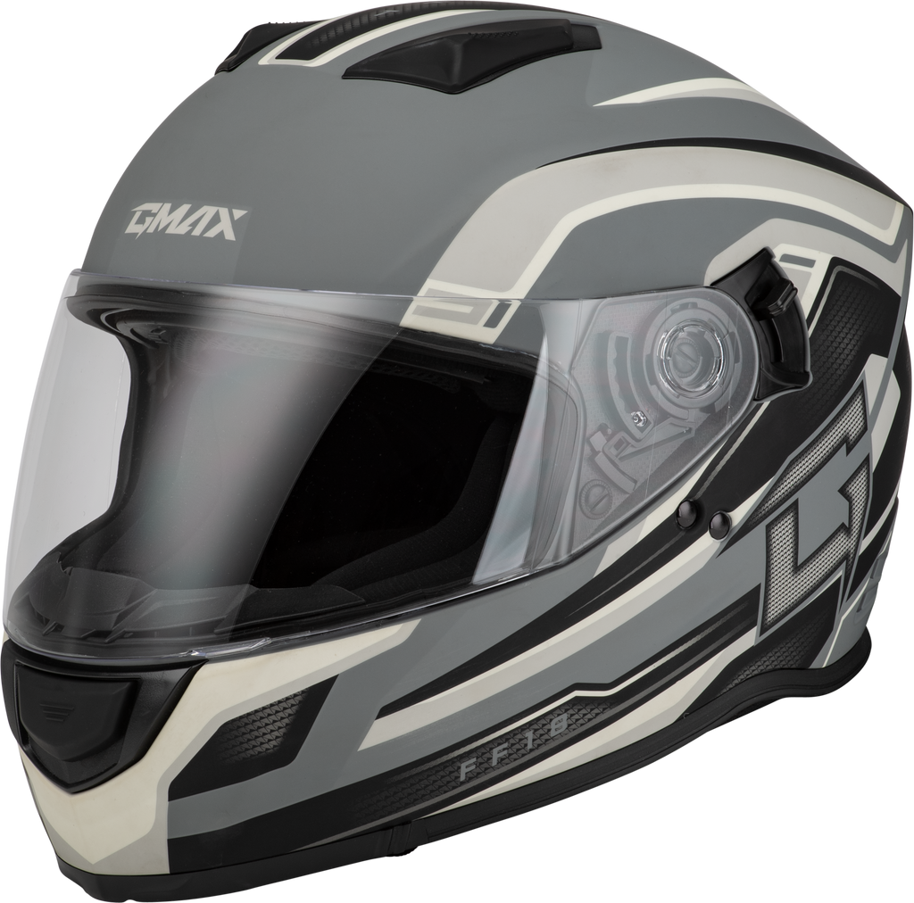 Ff 18 Drift Helmet Matte Grey/Silver/Black Xs
