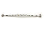 Chrome Drilled Shifter Rod, 3 inch Extended
