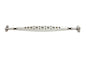 Chrome Drilled Shifter Rod, 2 inch Extended