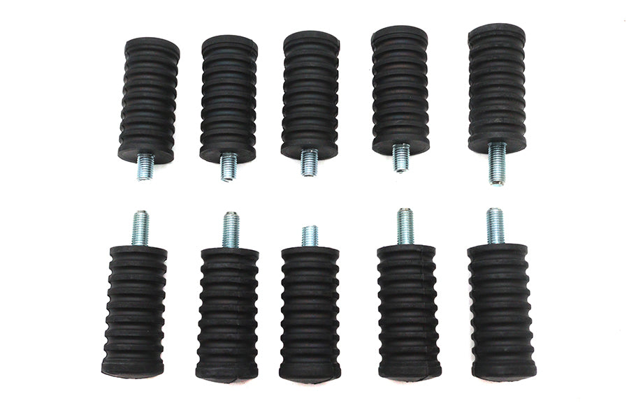 Shifter Footpeg Black Rubber