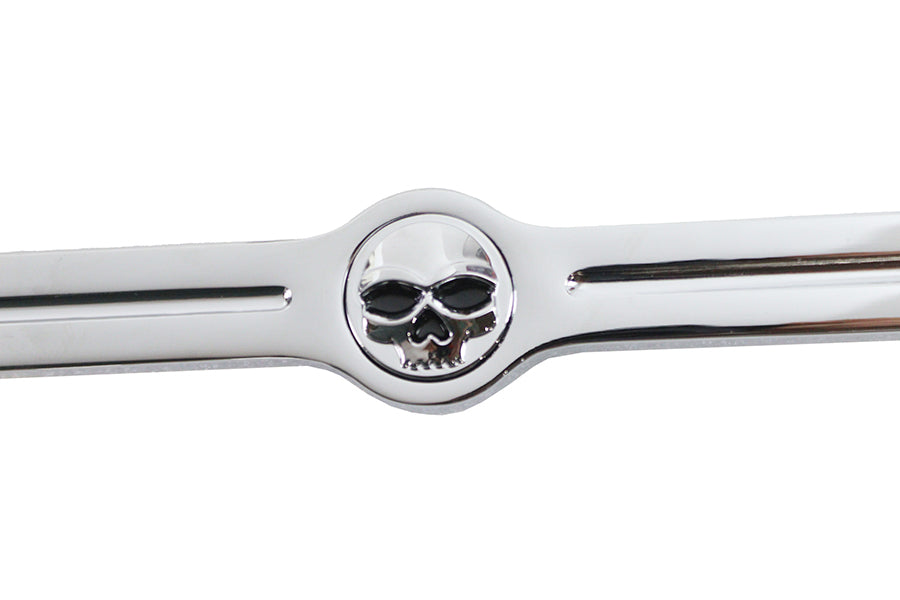 12 inch Skull Shift Rod Kit Chrome