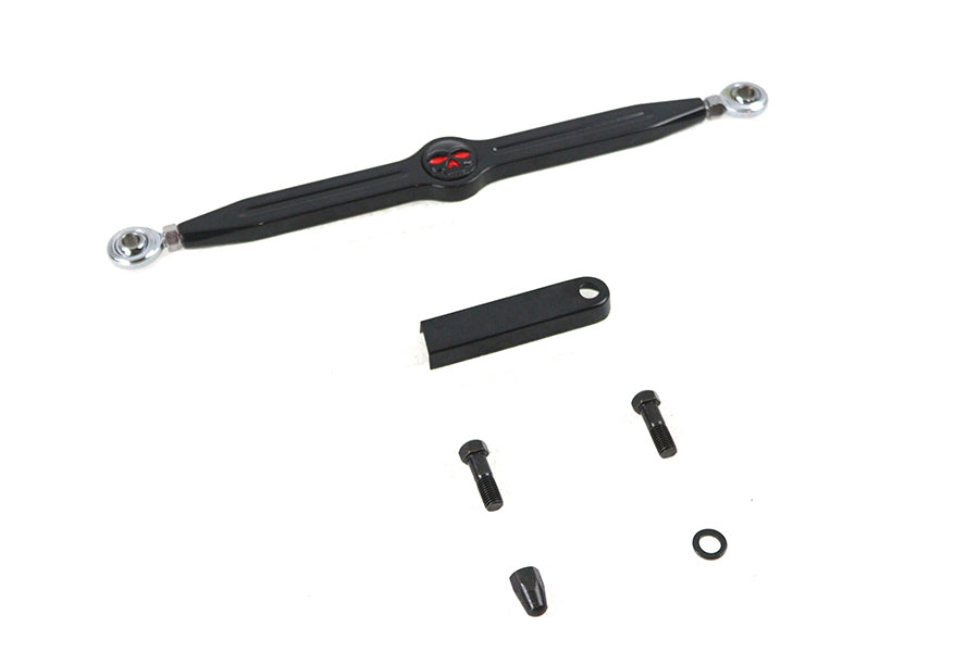 12 inch Skull Shift Rod Kit Black