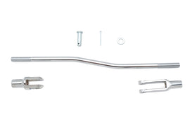 AEE forward control brake and shifter rod assembly for motorcycle, showing metal components and mounting points.