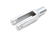 Load image into Gallery viewer, Forked Chrome Rod End Clevis