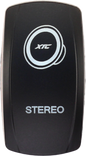 Dash Switch Rocker Face Stereo