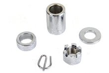 Load image into Gallery viewer, Chrome Rear Axle Nut Kit