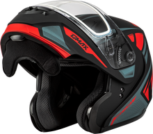 Load image into Gallery viewer, Md 04s Sector Snow Helmet Matte Black/Red 3x