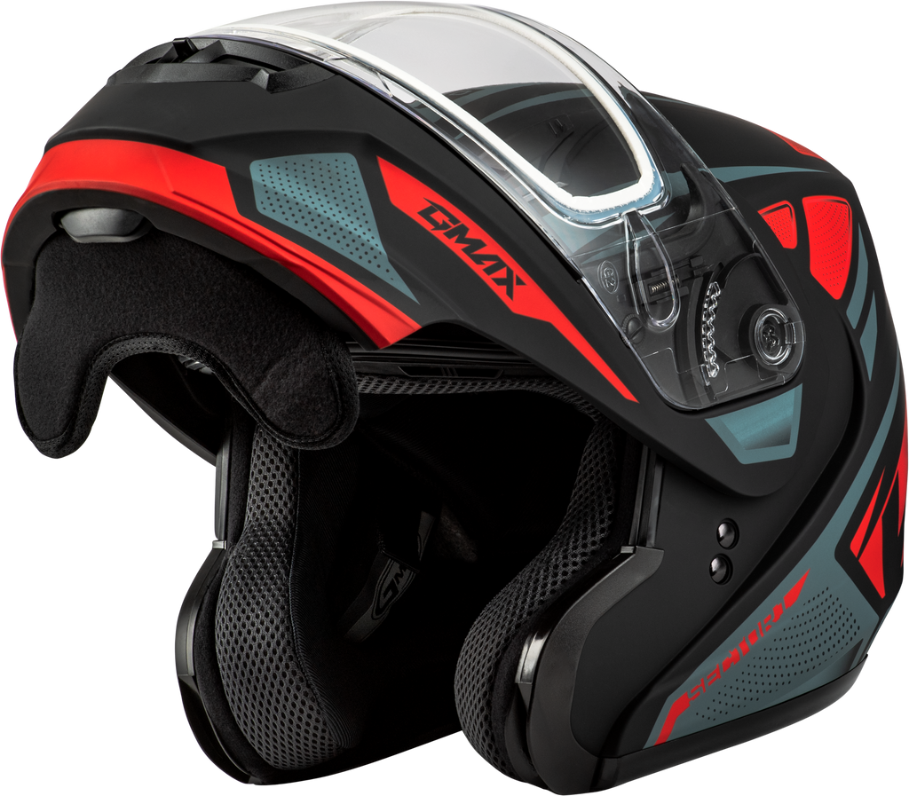 Md 04s Sector Snow Helmet Matte Black/Red Sm