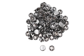 Colony 5/16 inch Allen screw plugs in bulk fastener package, showing metal plugs with hex socket heads for securing and finishing holes.