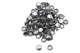 Chrome Colony 3/8 inch Allen hole plugs, bulk fasteners, showing shiny metal finish and easy-to-grip design.
