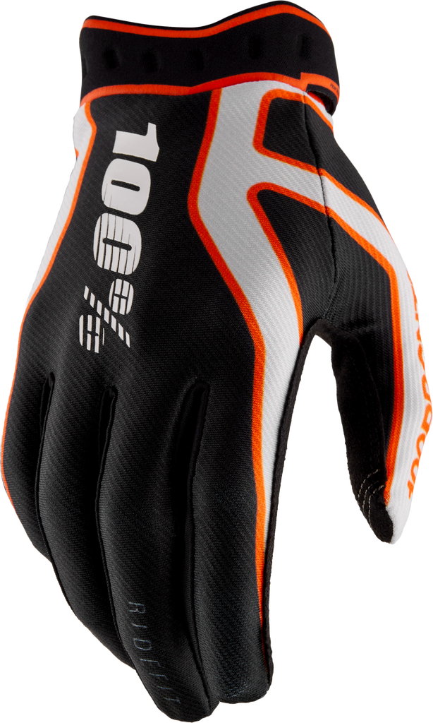 Ridefit Gloves White/Red/Black Lg