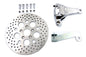 Chrome Rear 4 Piston Caliper and 11-1/2 inch Disc Kit