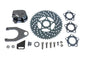 Chrome Rear 2 Piston Caliper and Disc Kit