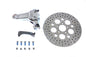 Chrome Rear 4 Piston Caliper and 11-1/2 inch Disc Kit