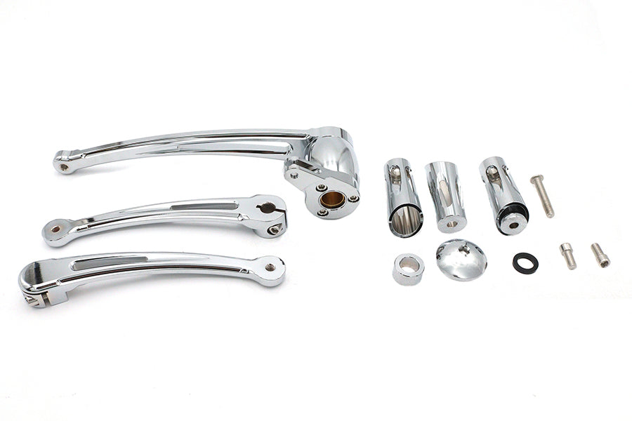 Chrome Brake and Shifter Lever Set