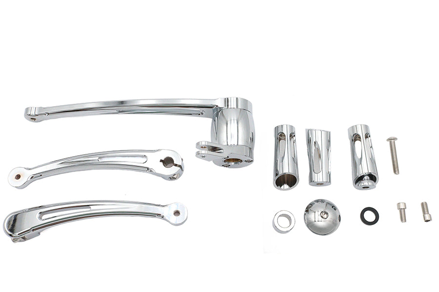 Chrome Brake and Shifter Lever Set