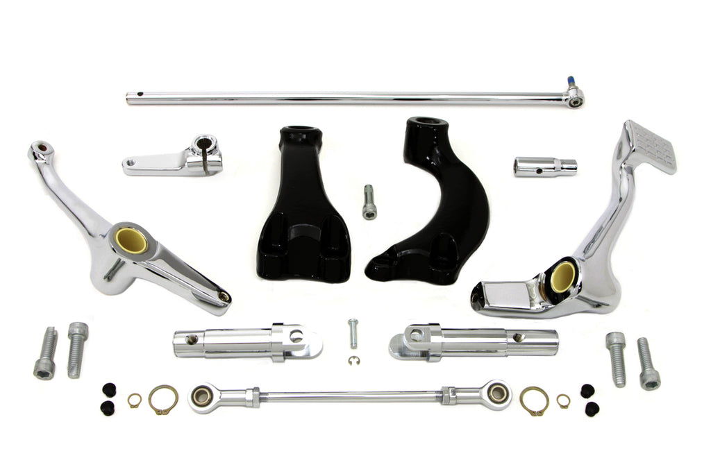 Chrome Forward Control Kit with Pegs