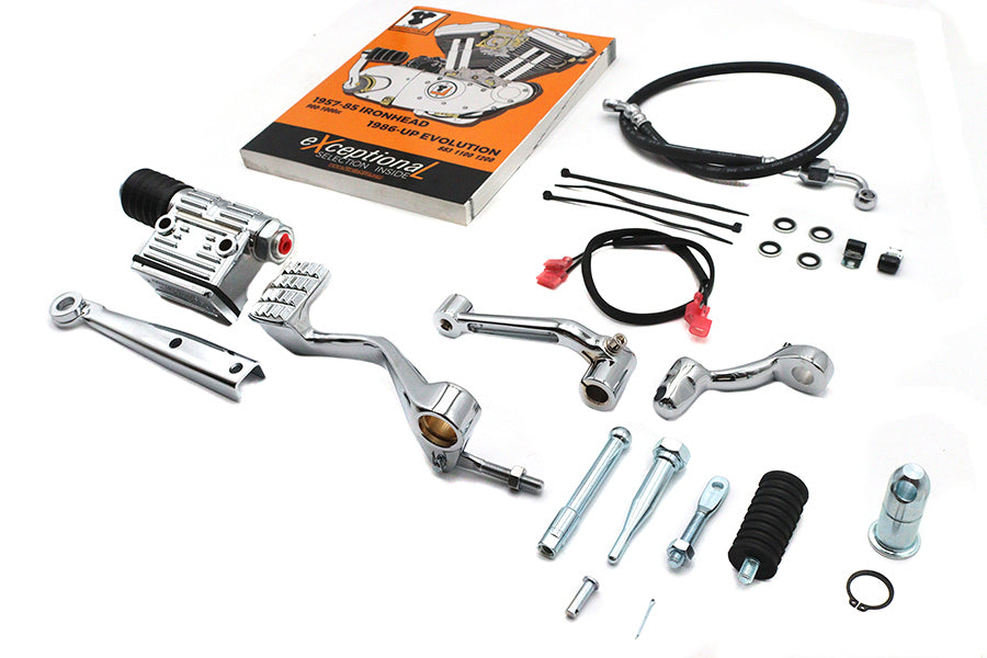 XL Stock Mid Control Kit Chrome