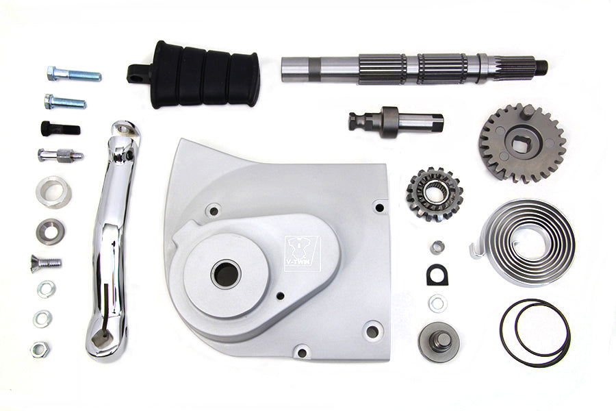 Kick Starter Conversion Kit Alloy Finish
