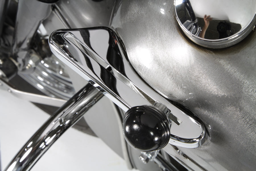 Chrome Tank Hand Shifter Control Kit