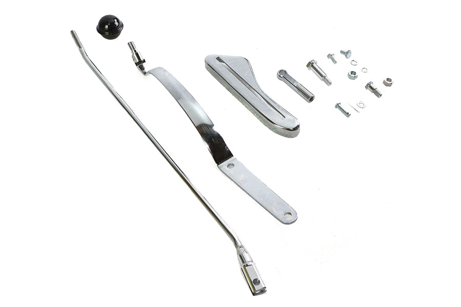 Chrome Tank Hand Shifter Control Kit
