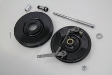 Load image into Gallery viewer, Dual Cam Brake Backing Plate and Brake Drum Kit Black