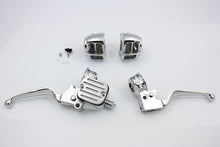 Load image into Gallery viewer, Contour Style Chrome Handlebar Control Kit