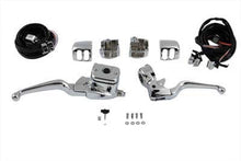 Load image into Gallery viewer, Smooth Contour Handlebar Control Kit Chrome