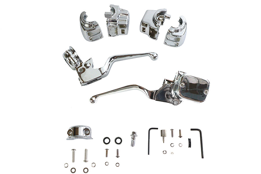Chrome Handlebar Control Kit