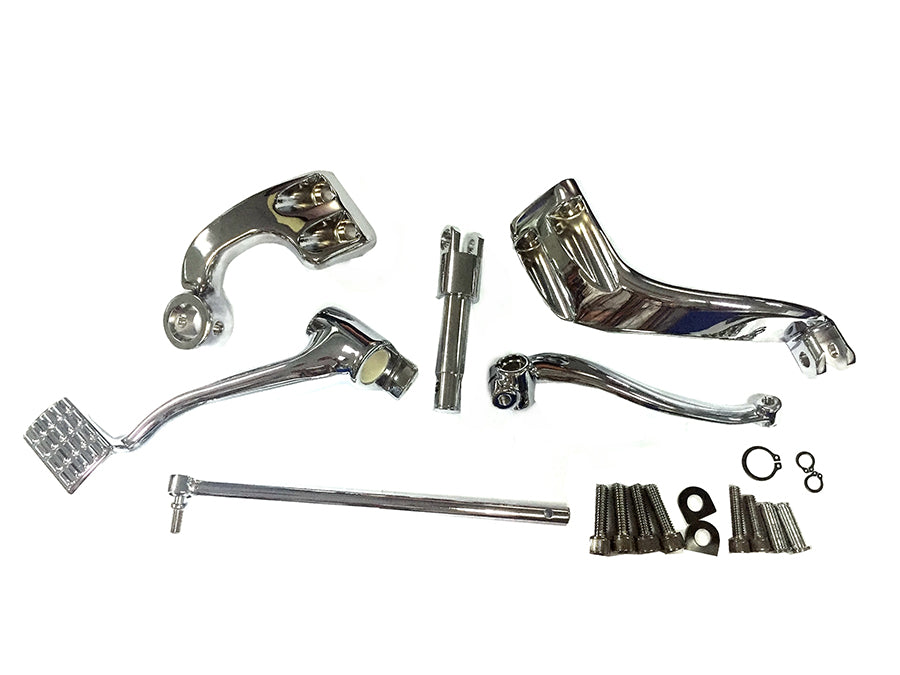 Chrome 3 inch Extension Mid Control Kit without Footpegs