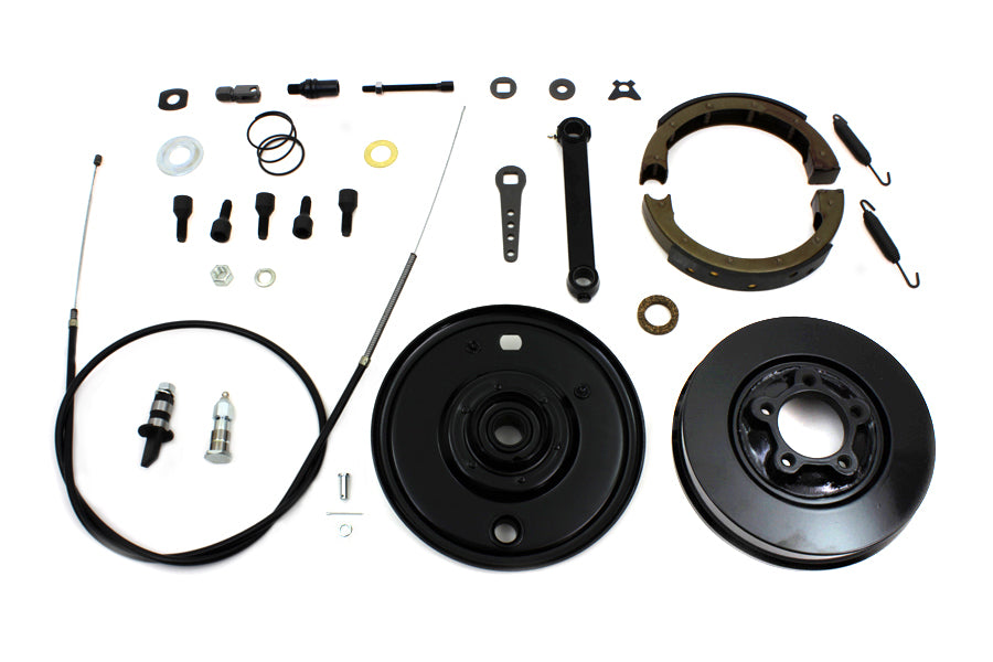 Spring Fork Front Brake Kit Black