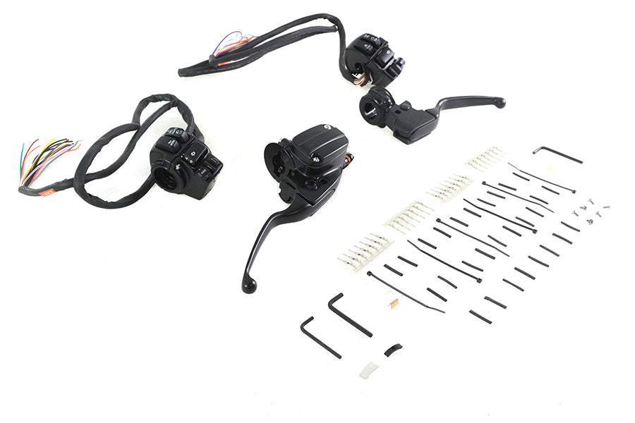 Matte Black Handlebar Control Kit