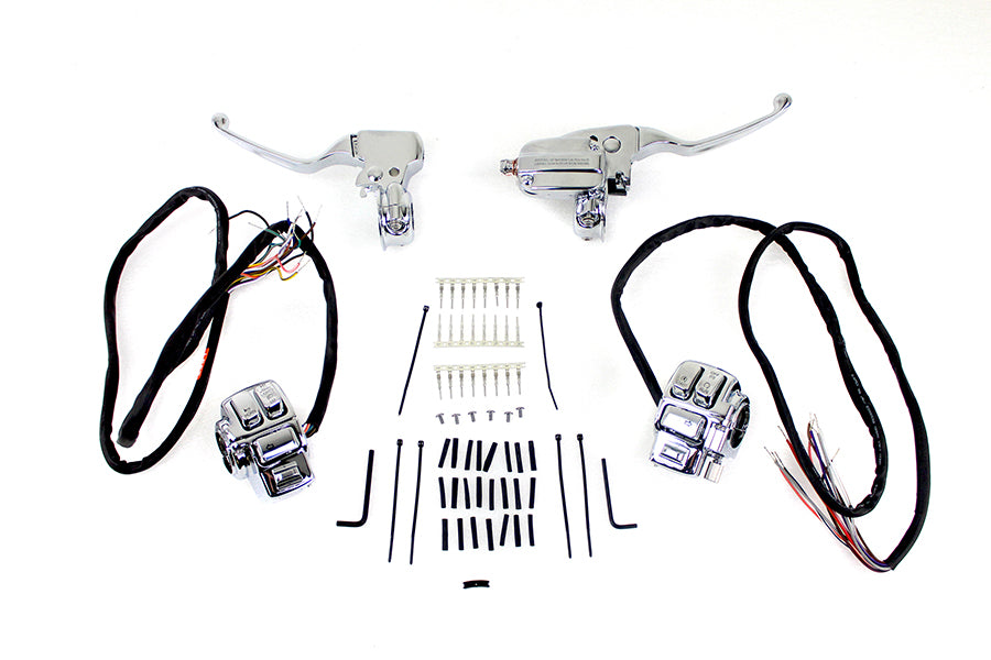 Chrome Handlebar Control Kit