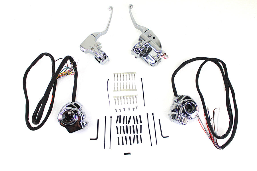 Chrome Handlebar Control Kit