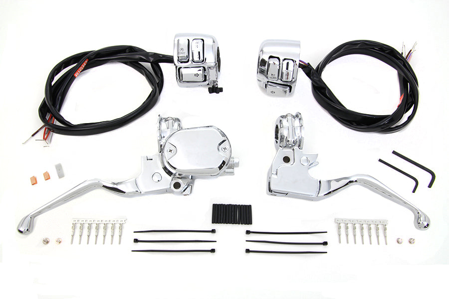 Handlebar Control Kit with Switches Chrome
