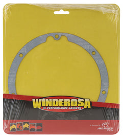 Vertex clutch cover gasket for Kawasaki motorcycles, outer seal with detailed rubber and metal construction visible in the image.