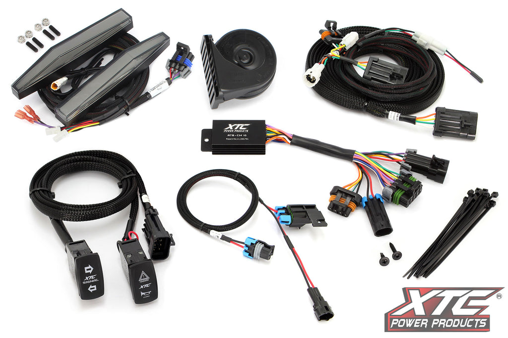 Auto Turn Signal Kit W/ Horn And Front Drl Lights Can