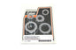 Front Axle Spacer Kit Smooth Style Chrome