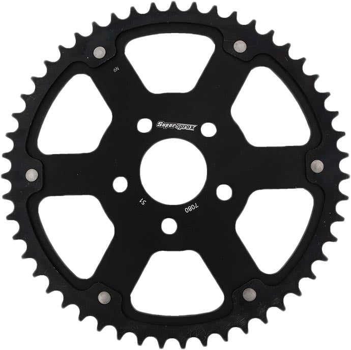 Rear Stealth Sprocket Alu/Stl 51t 530 Blk Hd